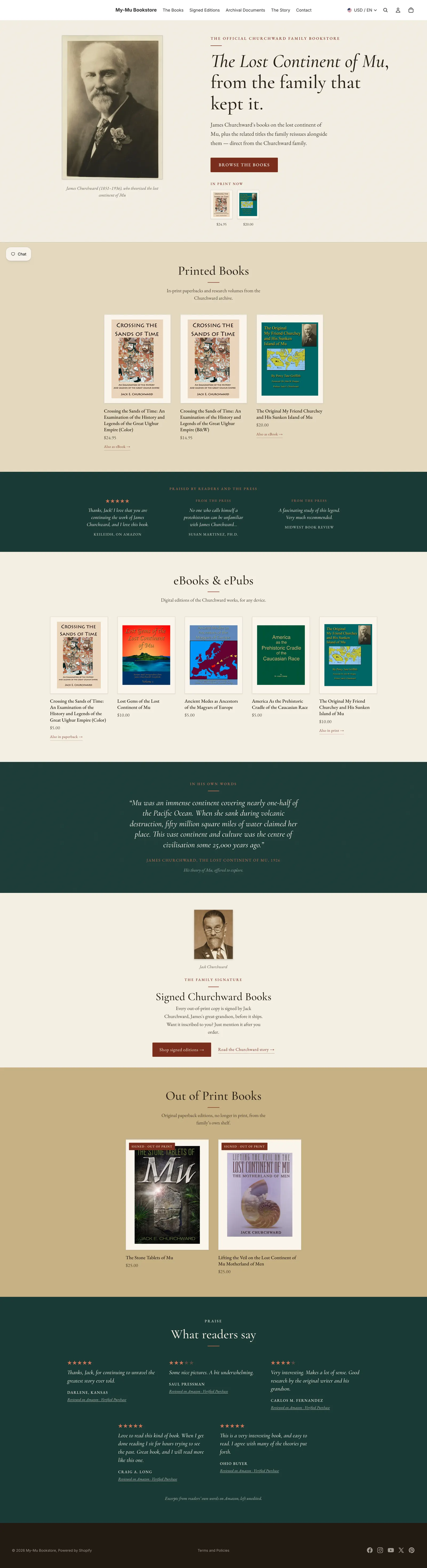 My-Mu Bookstore — Shopify rebuild